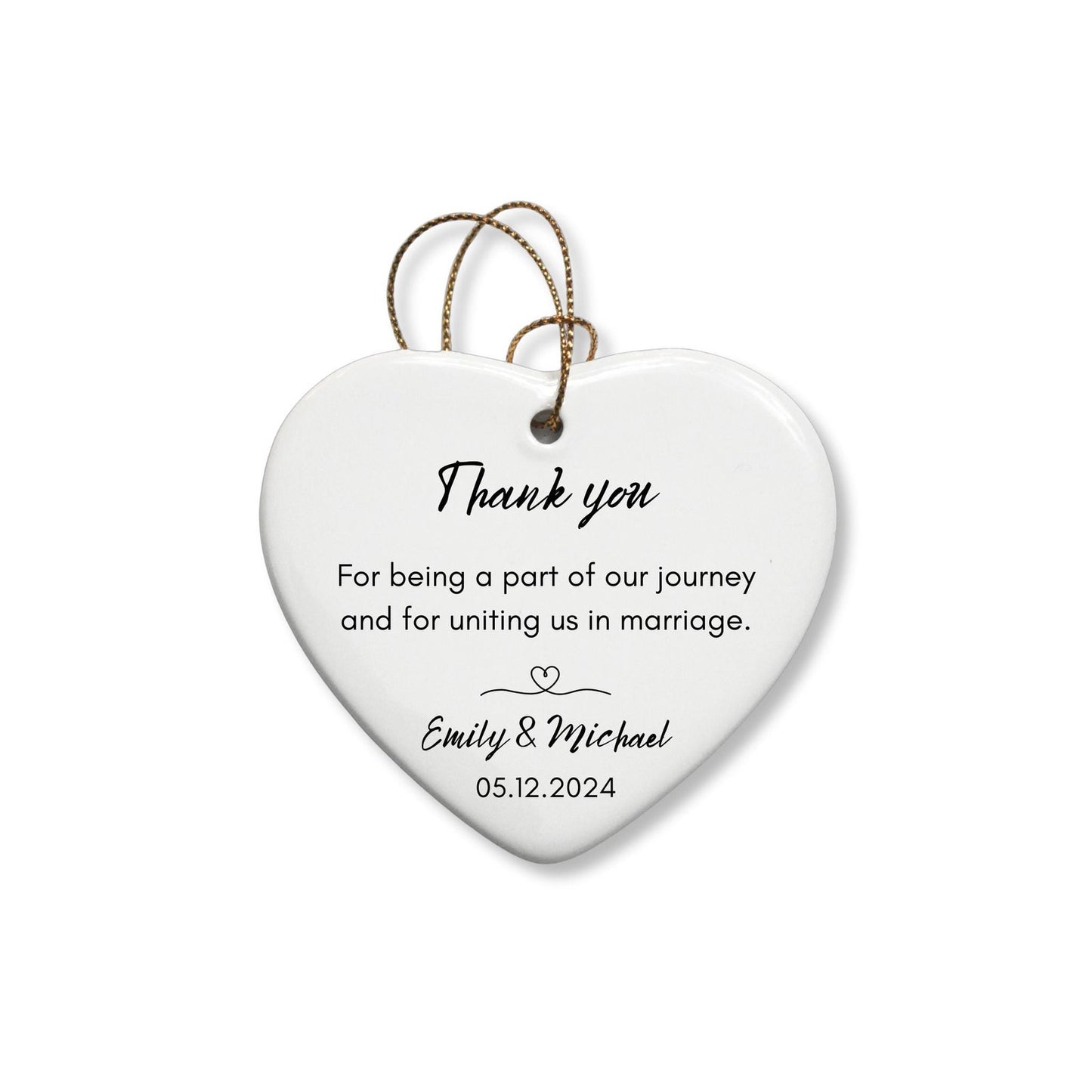 Personalized Wedding Officiant Ornament image 0