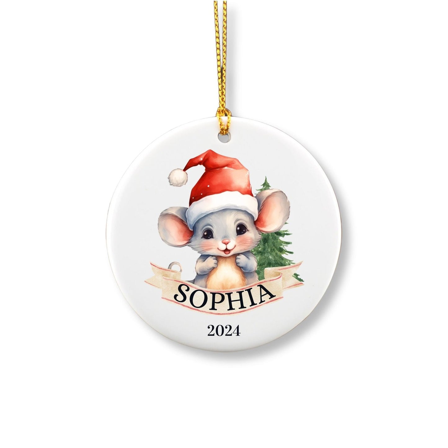 Personalized Mouse Ornament image 1