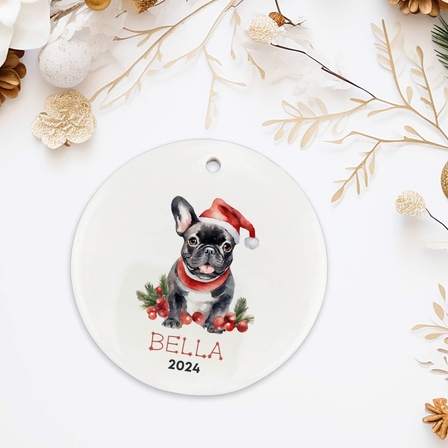 Personalized French Bulldog Ornament image 4