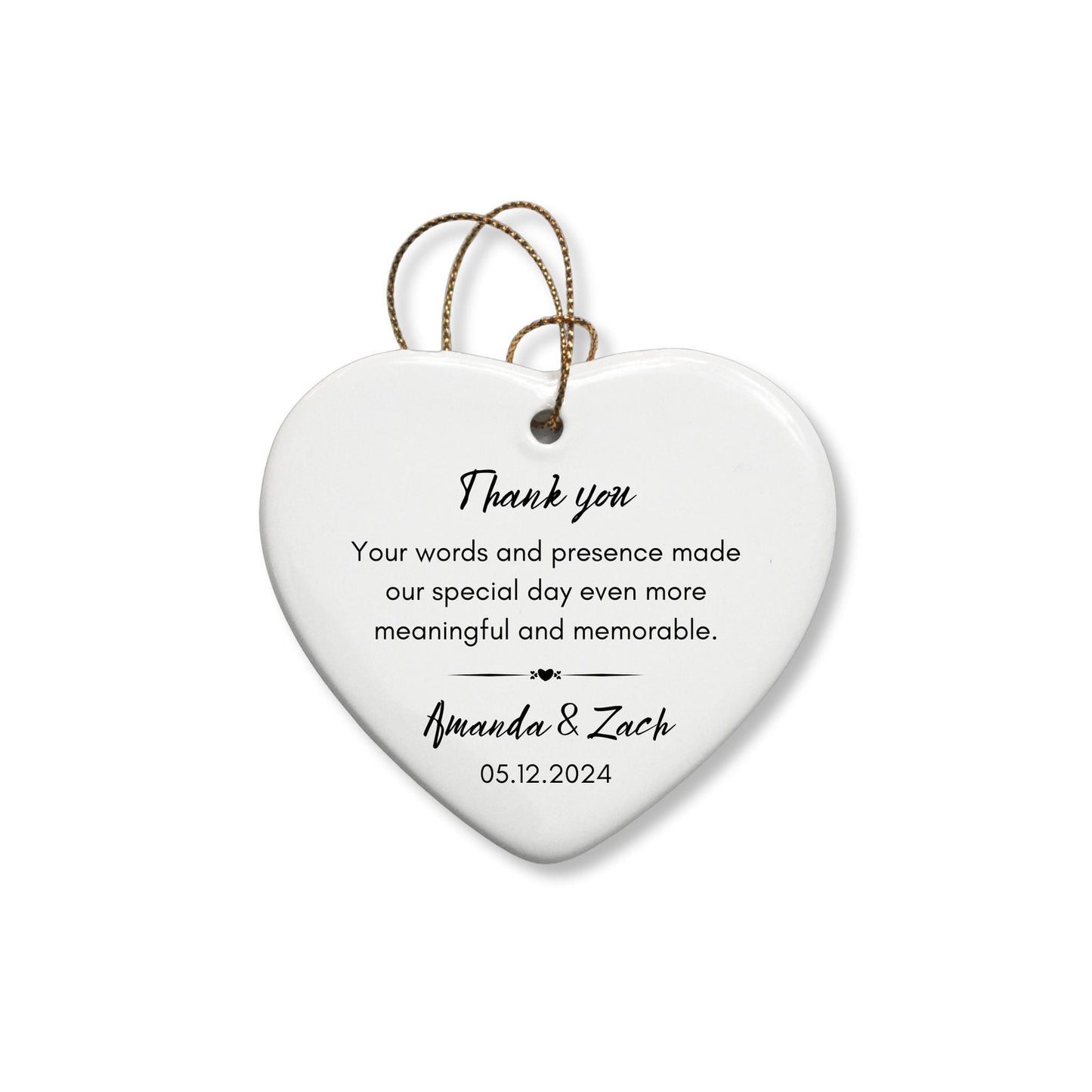 Personalized Officiant Ornament - Heart image