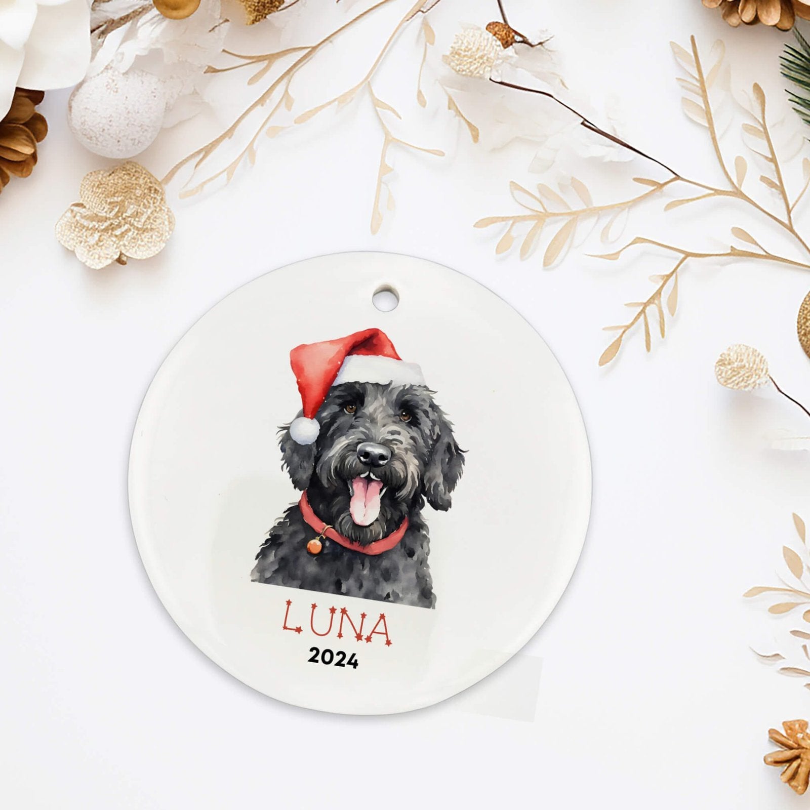 Personalized Labradoodle Ornament image 3