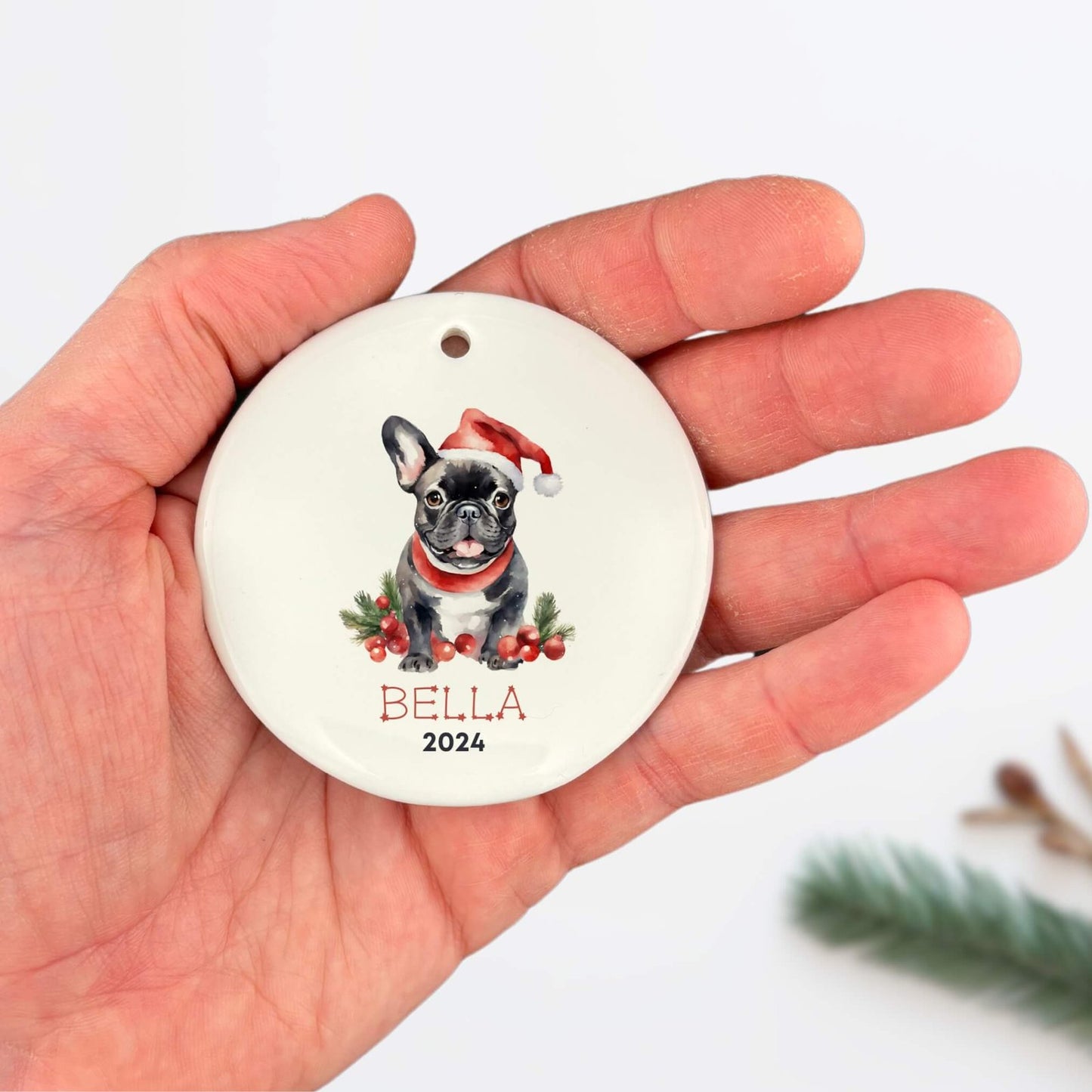 Personalized French Bulldog Ornament image 6