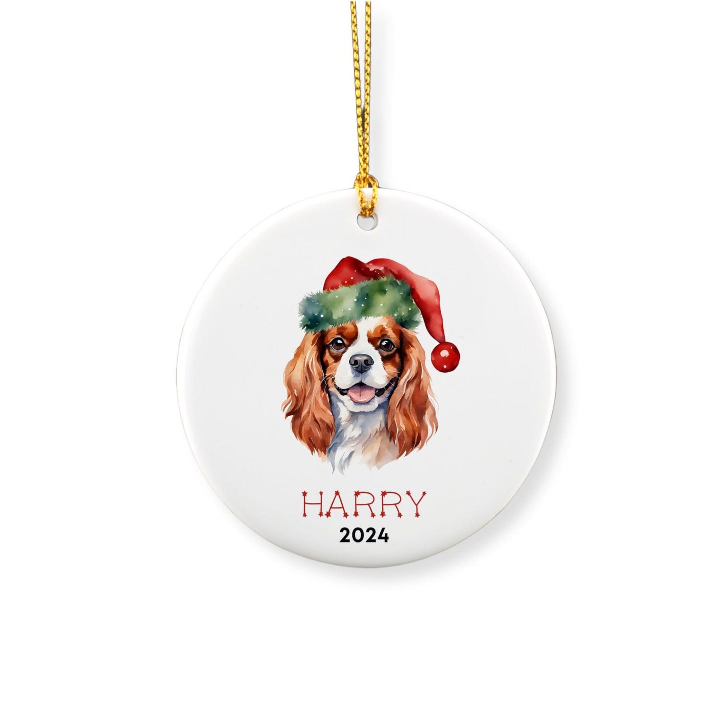 Personalized Cavalier King Charles Spaniel Ornament image 1