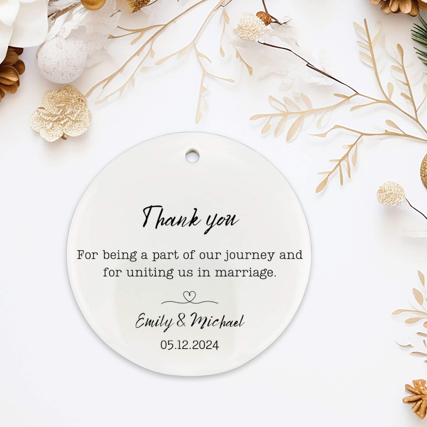 Personalized Wedding Officiant Ornament image 4