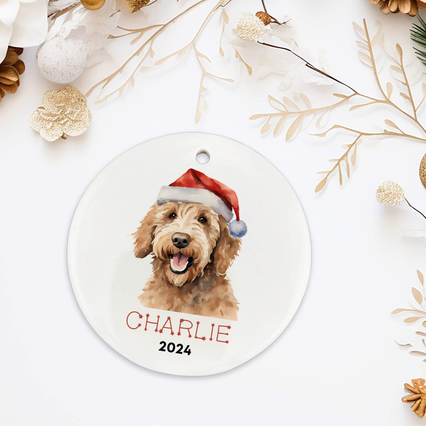 Personalized Labradoodle Ornament image 4