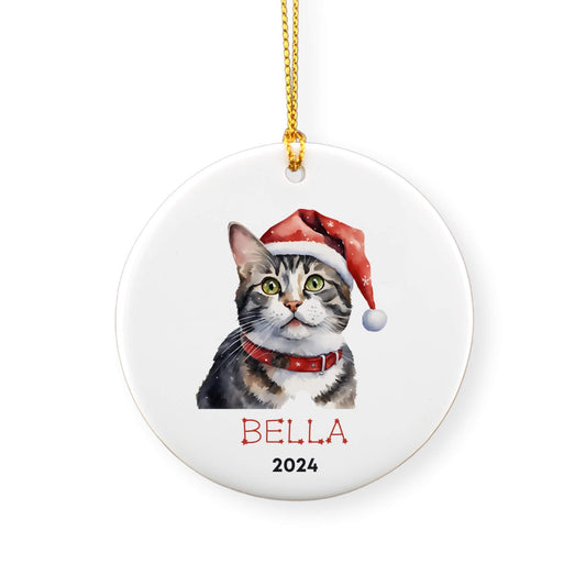 Personalized American Wirehair Cat Ornament