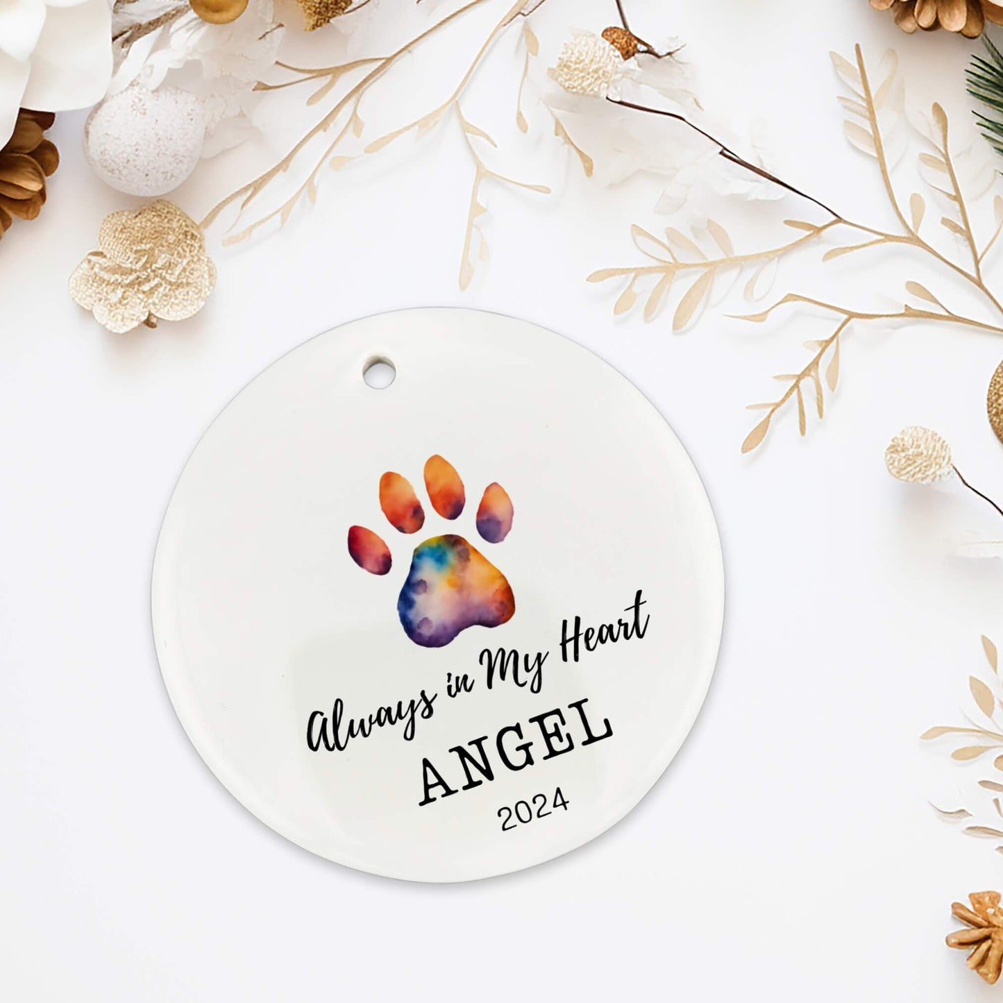 Personalized Dog Memorial Ornament