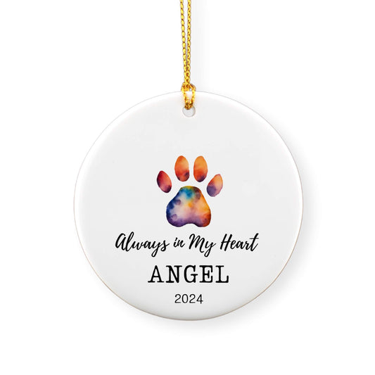 Personalized Dog Memorial Ornament