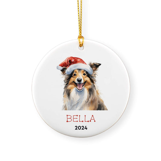 Personalized Shetland Sheepdog Ornament