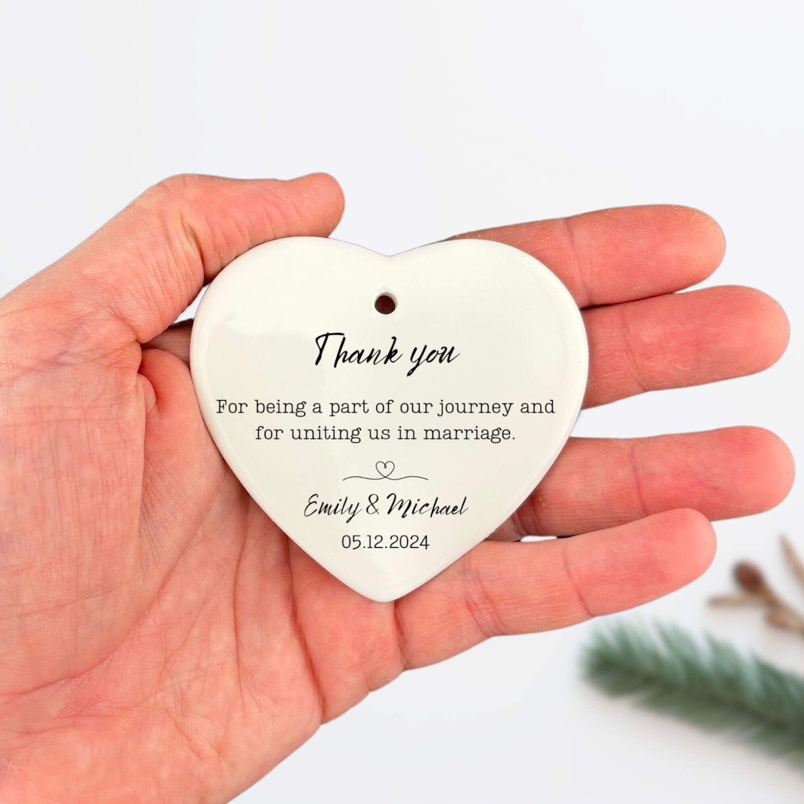 Personalized Wedding Officiant Ornament image 6