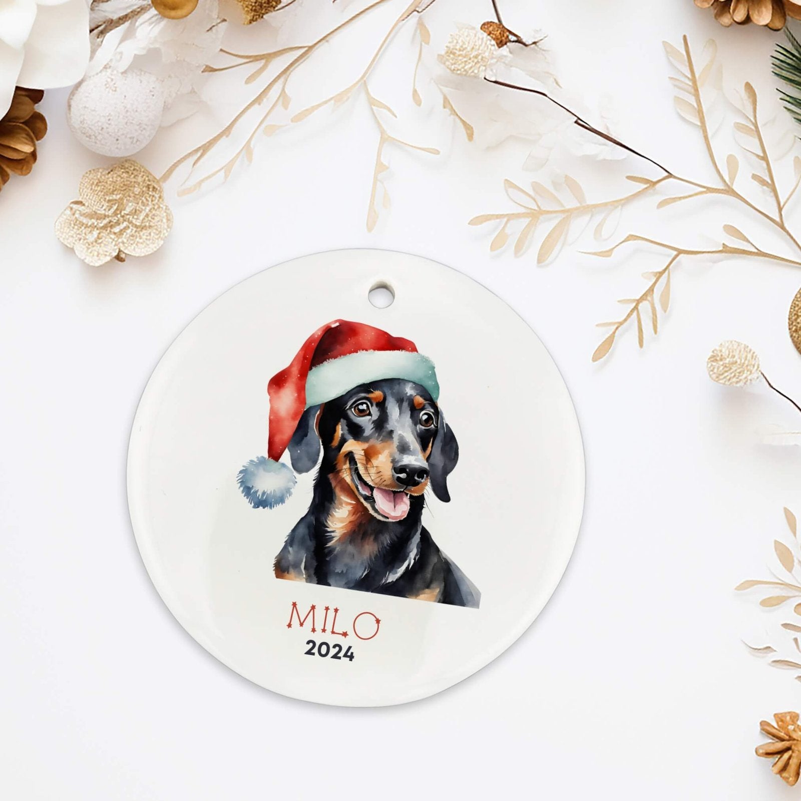 Personalized Dachshund Ornament image 3