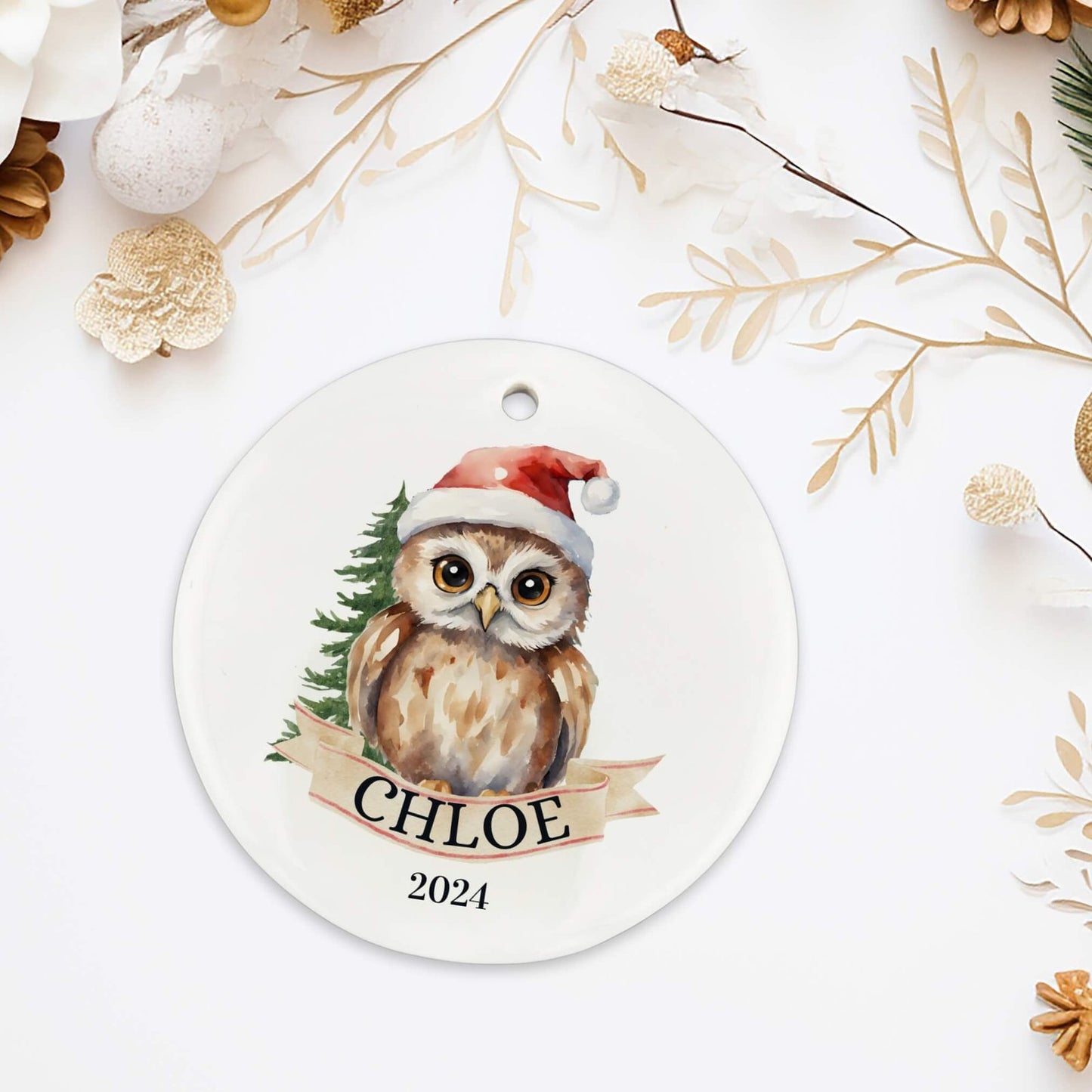 Personalized Owl Ornament image 2