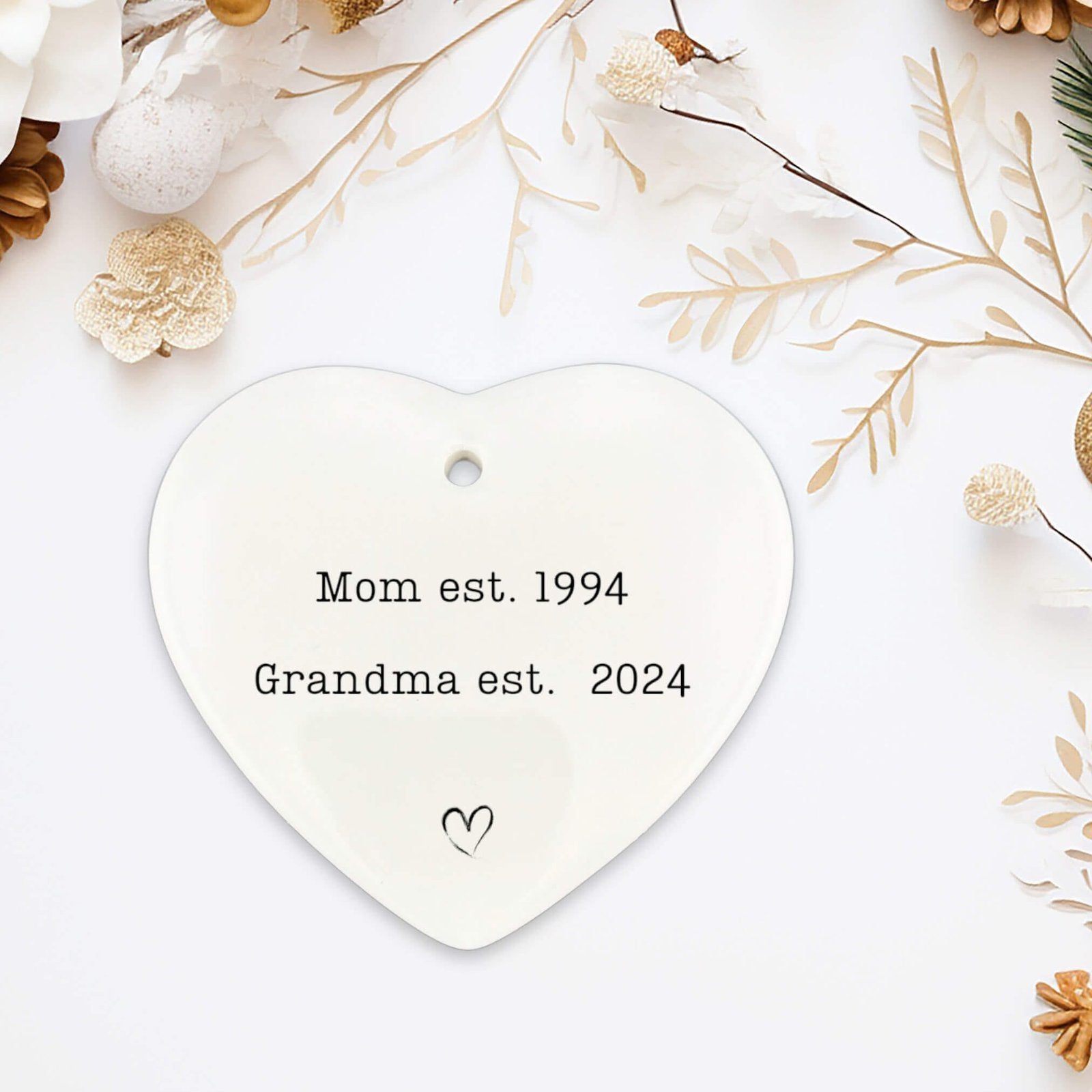 Personalized Pregnancy Announcement to Grandparents Ornament image 2